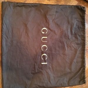 Gucci drawstring dust cover